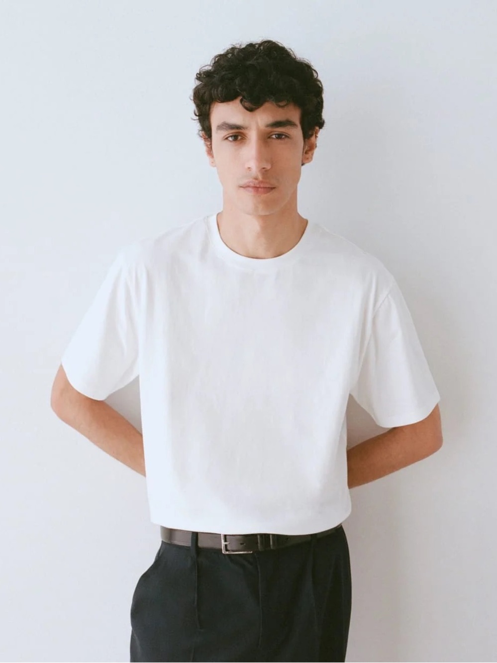 Everlane Premium-Weight Relaxed Crew T-Shirt White Size S NWOT Organic Cotton